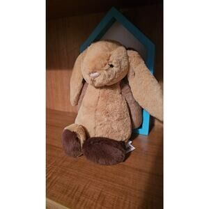 Jellycat Original Bashful Patchwork Brown Bunny Medium BNWT